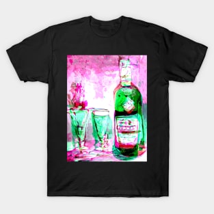 Abstract Absinthe Green Double Vision T-Shirt